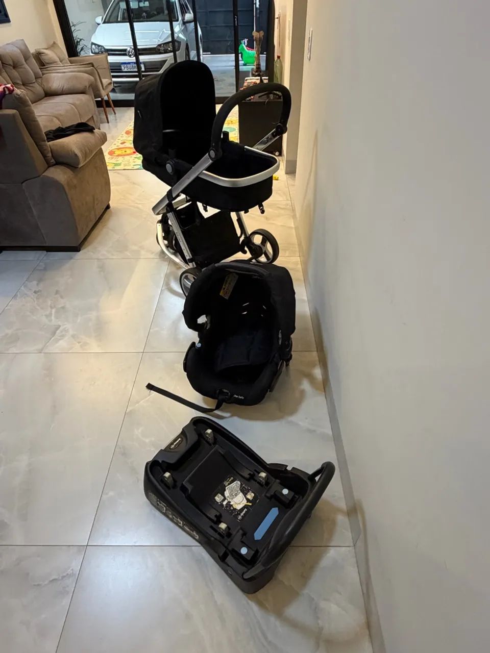 Carrinho de bebê safety | completo com bebê conforto  - Foto 2