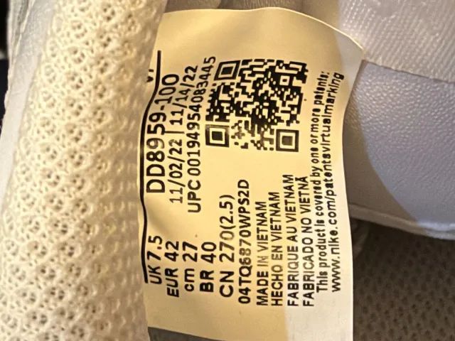 Nike Air Force 1 Low Travis Scott ?Utopia?, tamanho 40 - Foto 5