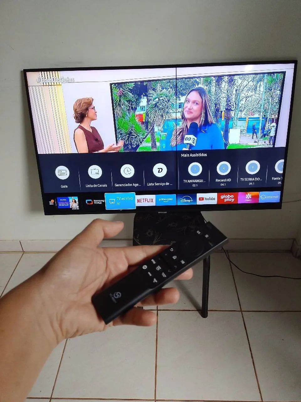 Tv Smart Samsung 4:k  60 polegadas pega 3 mil canais  - Foto 3