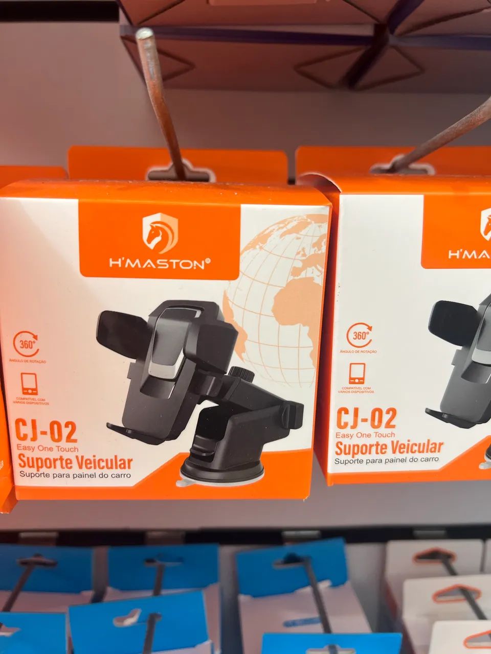 Suporte Veicular Para Celular 360° Giratório | Ventosa Com Trava - Foto 2
