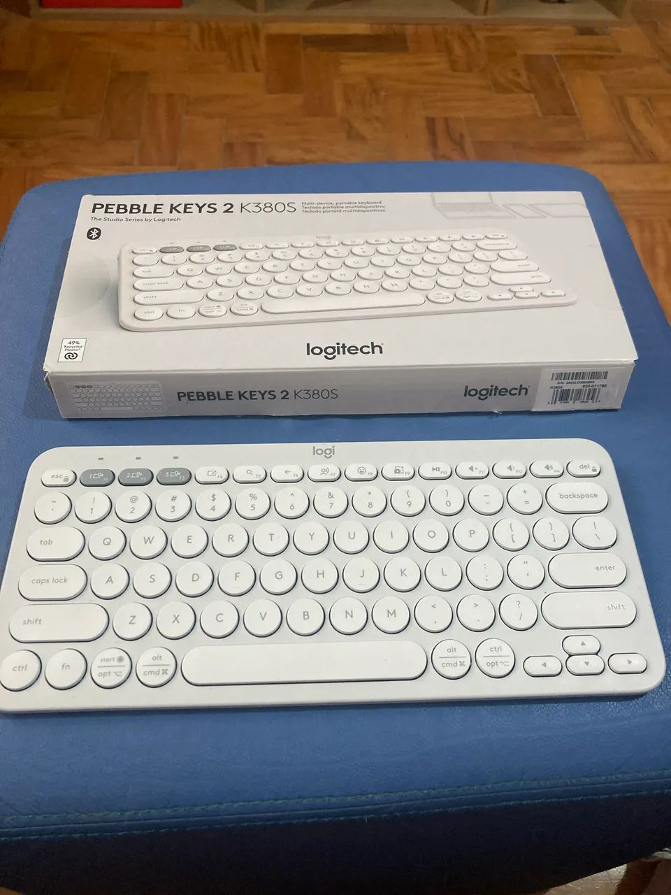 Teclado Bluetooth Logitech Pebble Keys 2 K380S - Foto 4