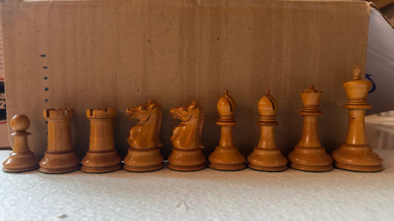 Jogo de xadrez Jaques Staunton Size Marshall Chess Set - Foto 2