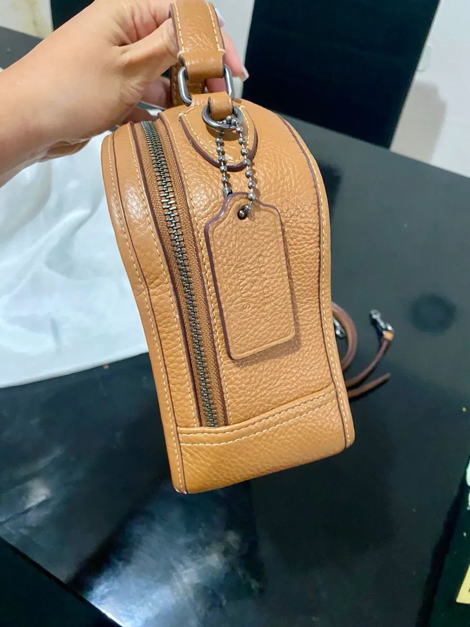 Bolsa COACH ORIGINAL Edição Peanuts Caramelo - Foto 3