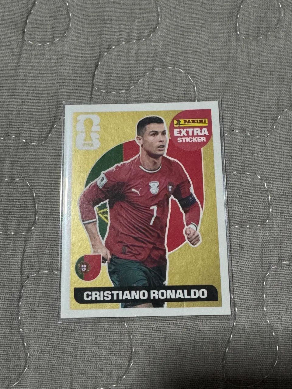 Figurinha Extra Legend Cristiano Ronaldo ouro 2026