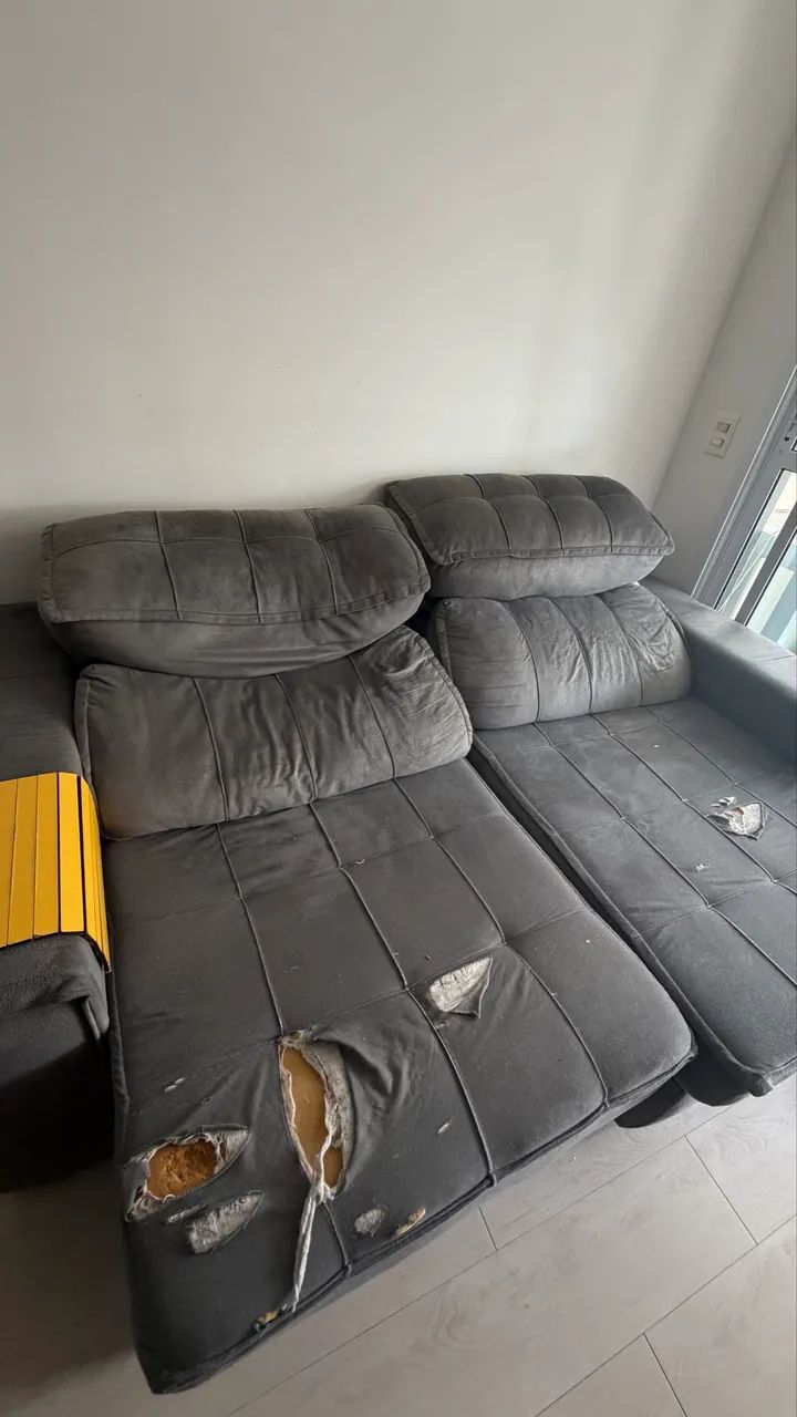 Sofá 4 lugares para doação  - Foto 2