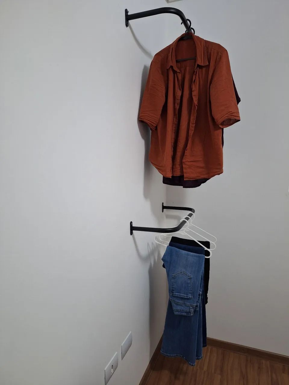 Arara roupa de parede (2 unidades) - Foto 4