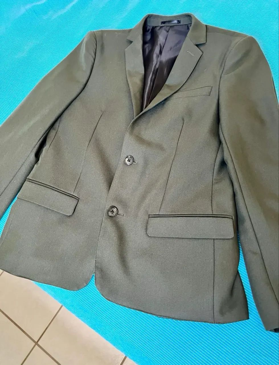 Blazer Masculino Verde Novo P - Foto 5