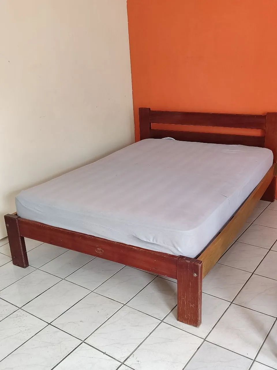 Cama Casal de Madeira - Foto 2