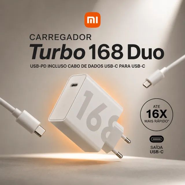 CARREGADOR TURBO 168 DUO