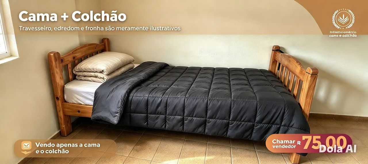 Cama + colchão 