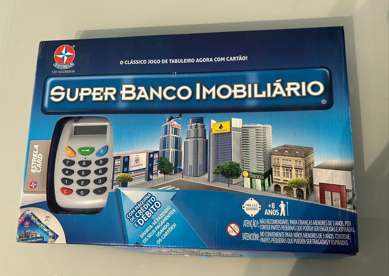 Jogo Banco Imobiliário com maquininha