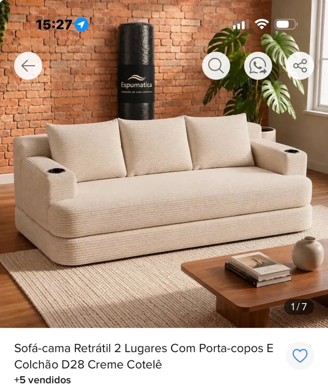 Sofá cama novo - Foto 3