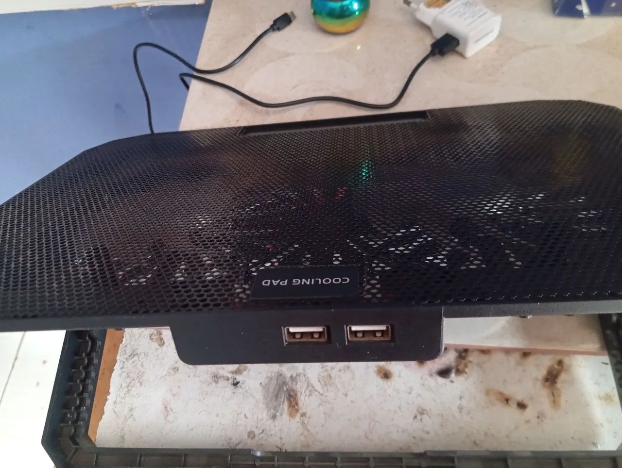 Base ventilada pra notebook, som  - Foto 5