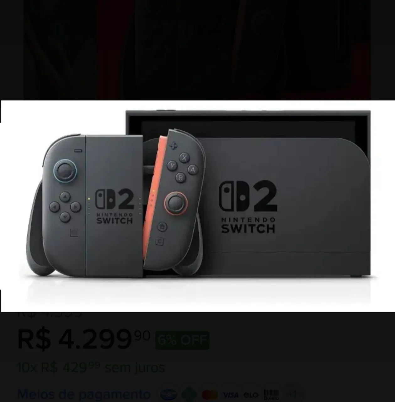 Nintendo Switch 2 Novo - Foto 5