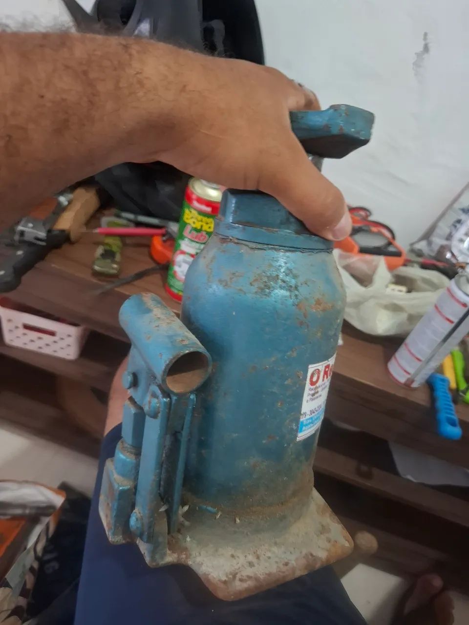Macaco idraulico estilo garrafa 
