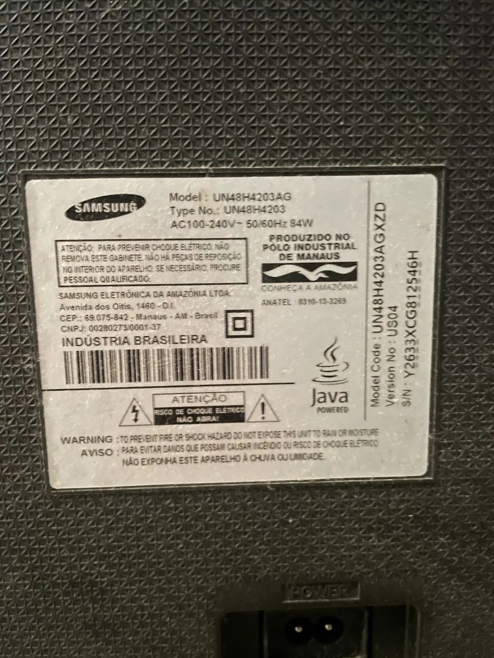 TV SAMSUNG 48 Polegadas