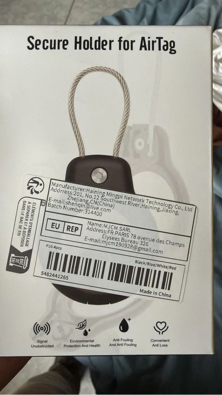 Capa de segurança para AirTag  - Foto 2