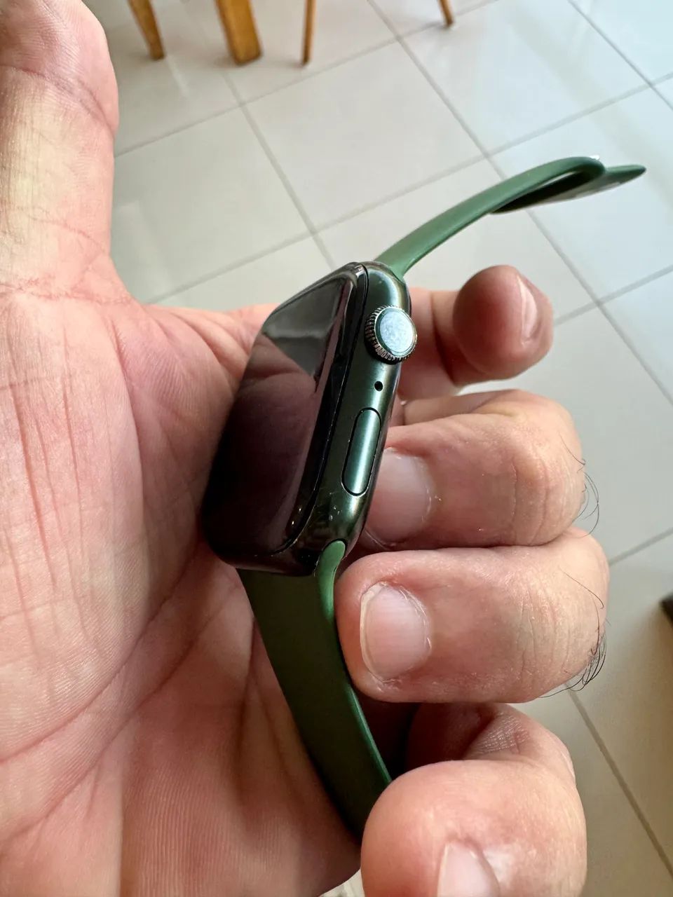 Apple Watch Series 7 45mm Verde Nunca Aberto  - Foto 3
