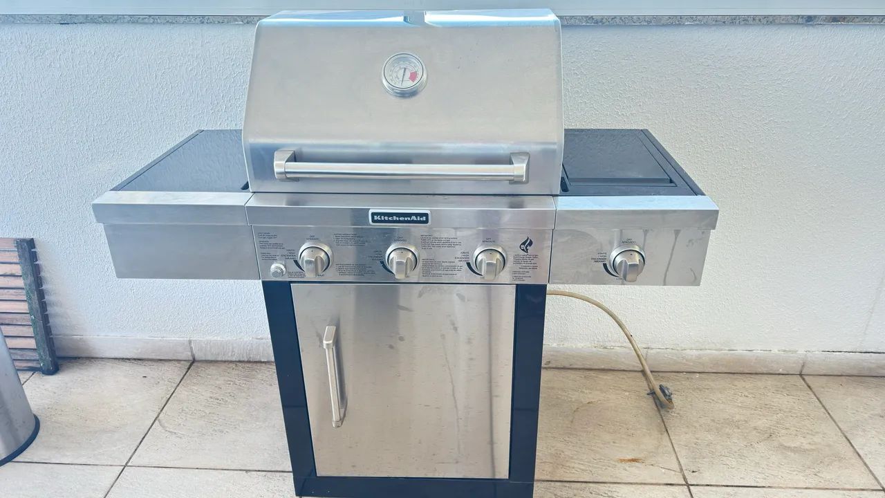 Churrasqueira a gás KitchenAid