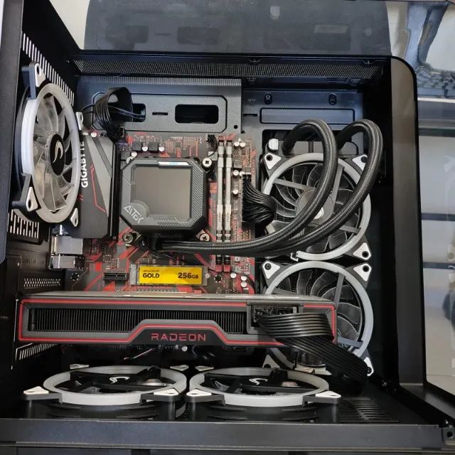 PC Gamer Full AMD com Placa de Vídeo Rara - Foto 4
