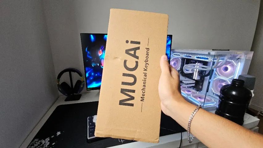 Teclado gamer mecânico Mucai - Foto 4