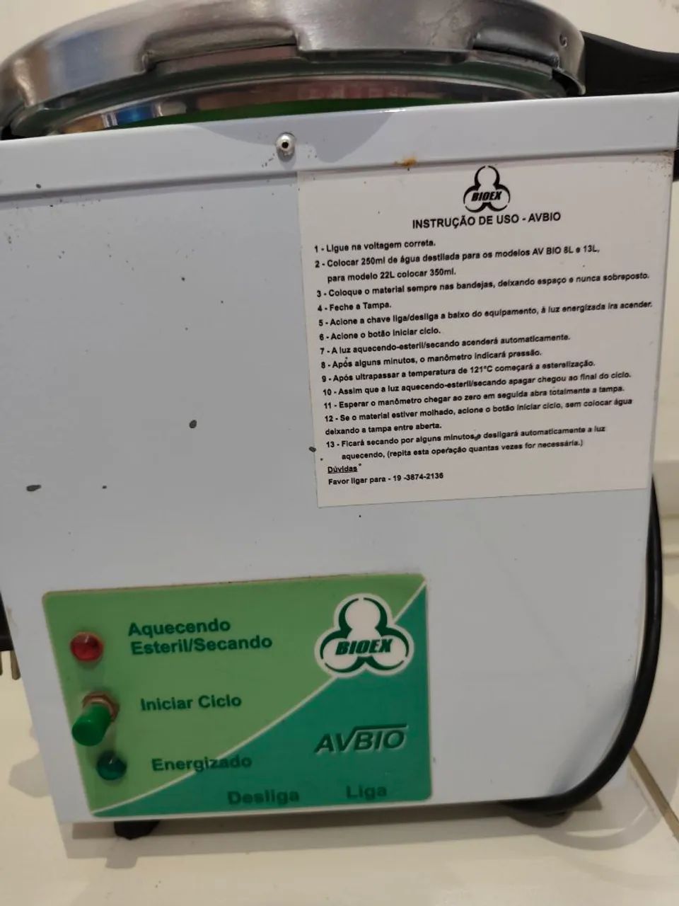 !!!PARA TORRAR!!!  VENDO AUTOCLAVE PARA MANICURE  - Foto 2