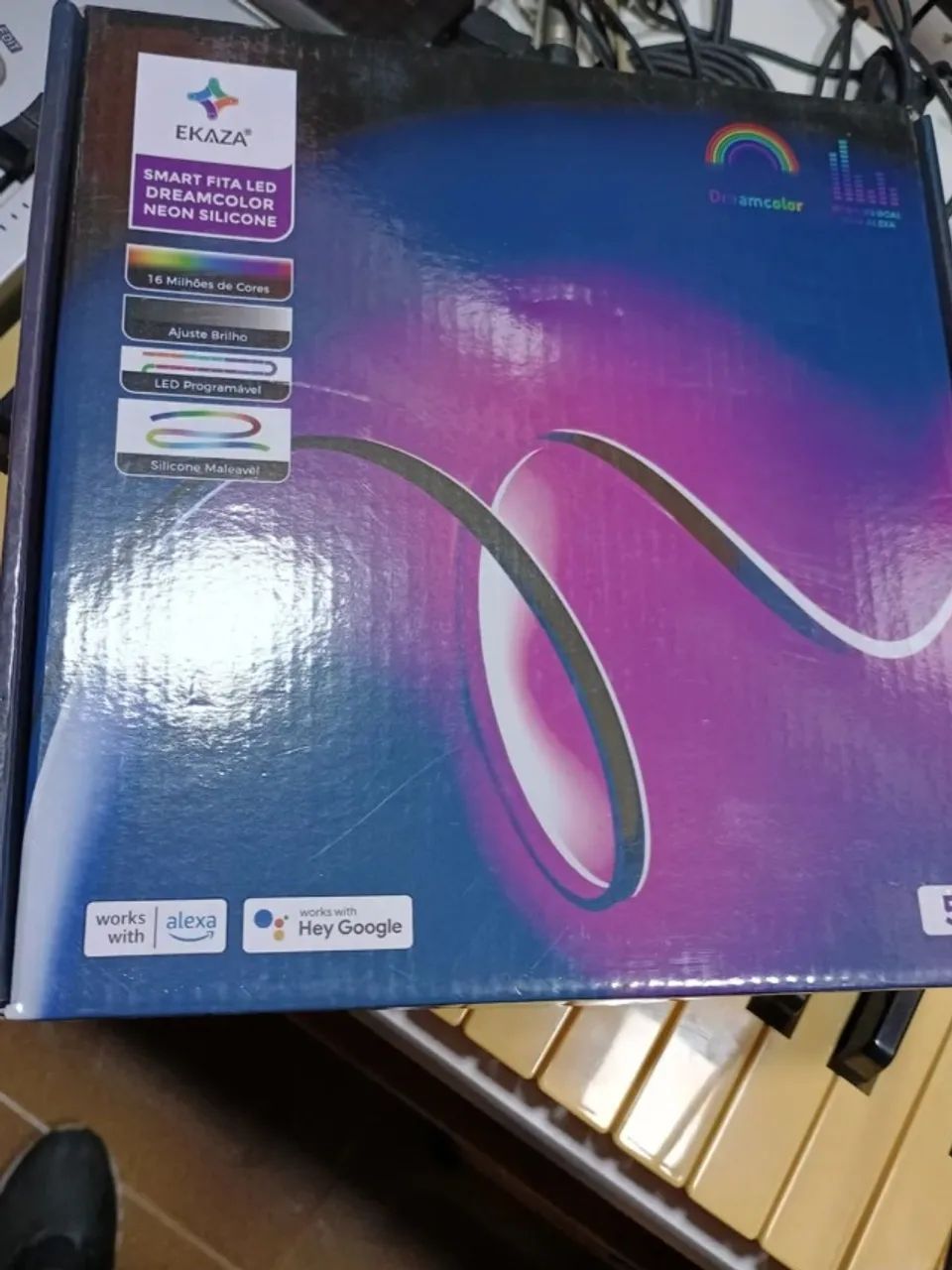 Fita de Luz LED RGB Smart Ekaza - Nova - Foto 3