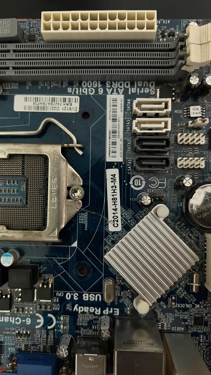 Placa mãe Intel 4ª geração h81h3 m4 - Foto 3