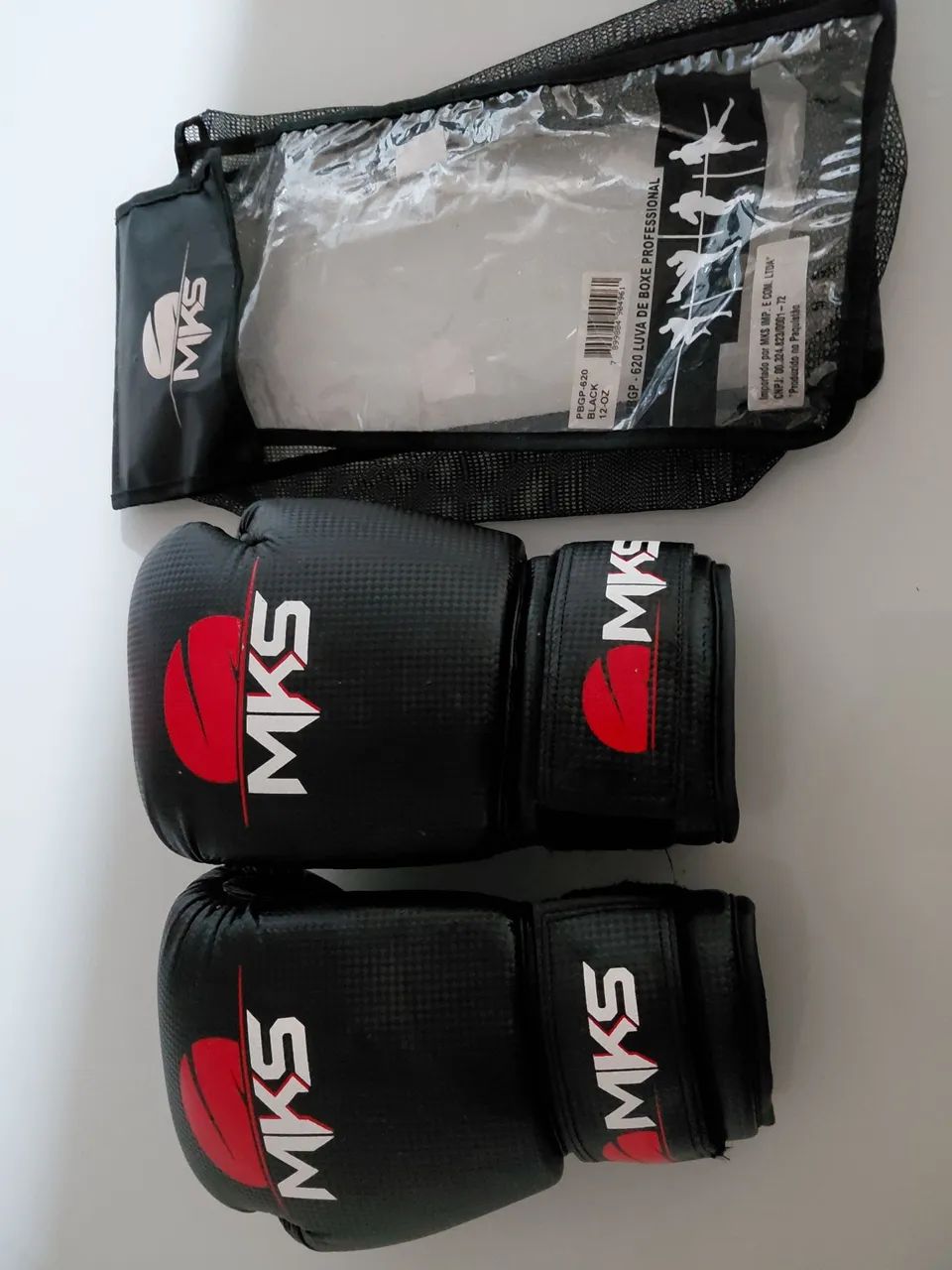 LUVAS MKS 12oz..MUAY THAI, BOXE, KICKBOXING