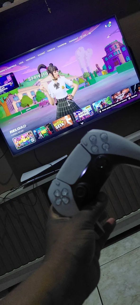 Ps5 slim com um controle - Foto 3