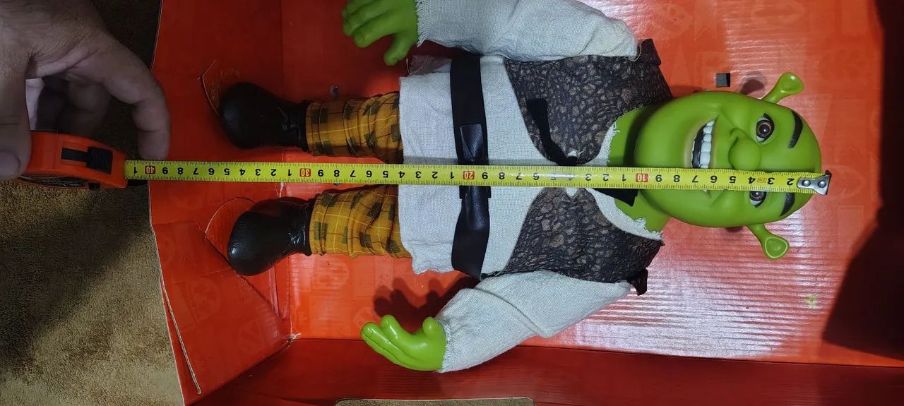 boneco Sherek da bandeirante antigo  - Foto 3
