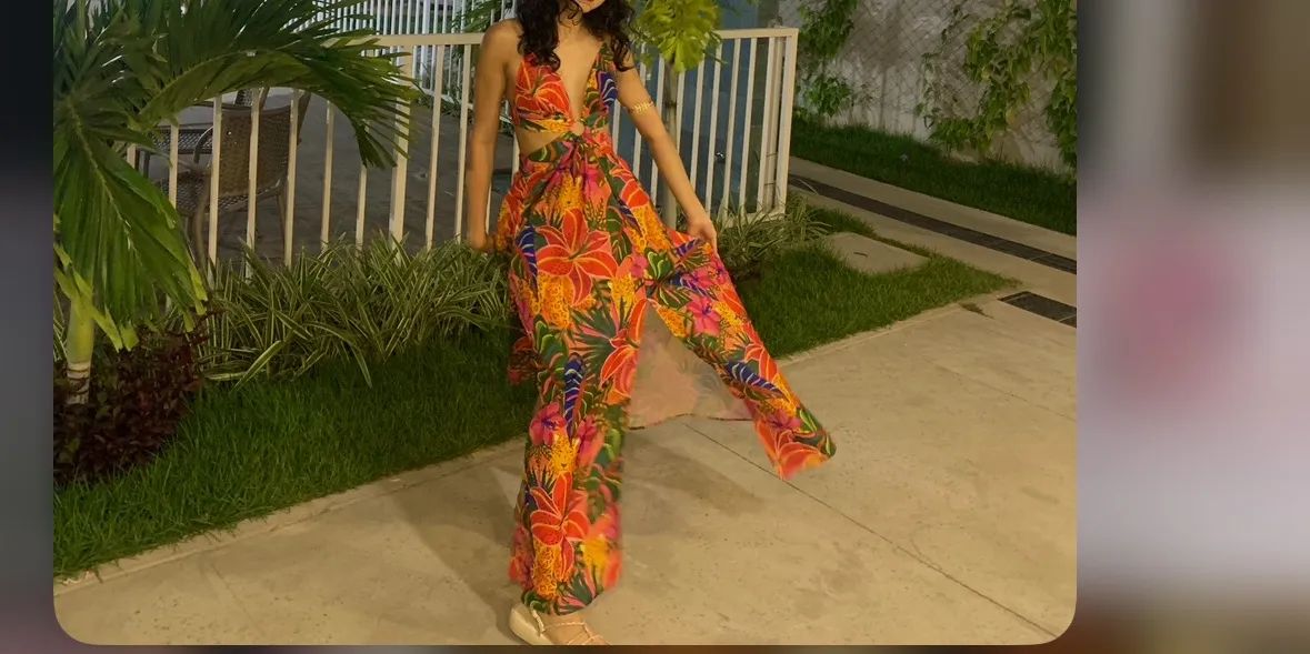 Vestido estilo farm 