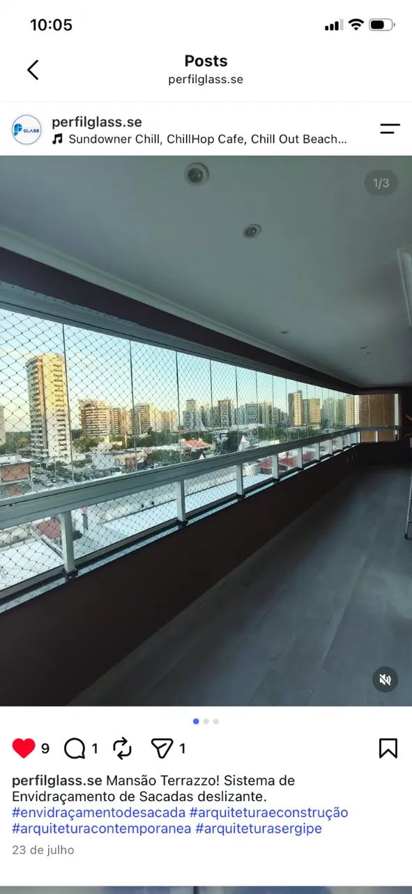Envidraçamento em sacada  - Foto 2