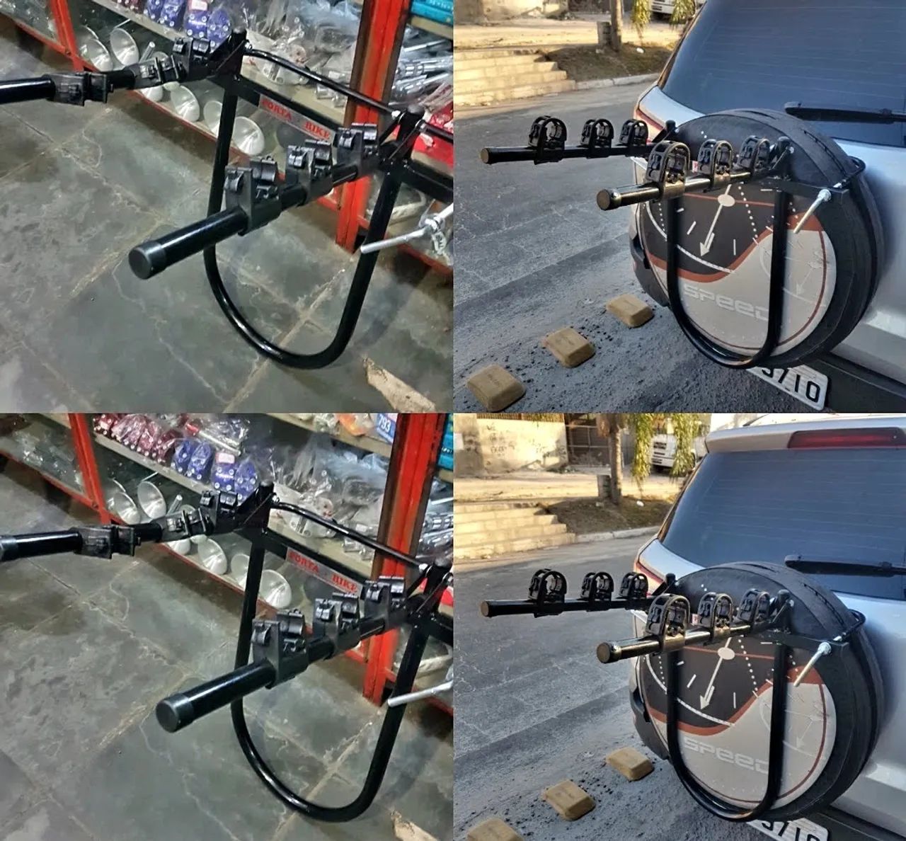 Suporte Transbike 3 Bicicletas fixado no Estepe do Carro - Produto Novo  - Foto 4