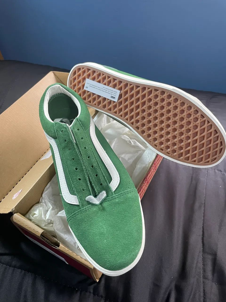 Tênis Vans Old Skool Lowpro - 39 Verde - Foto 3
