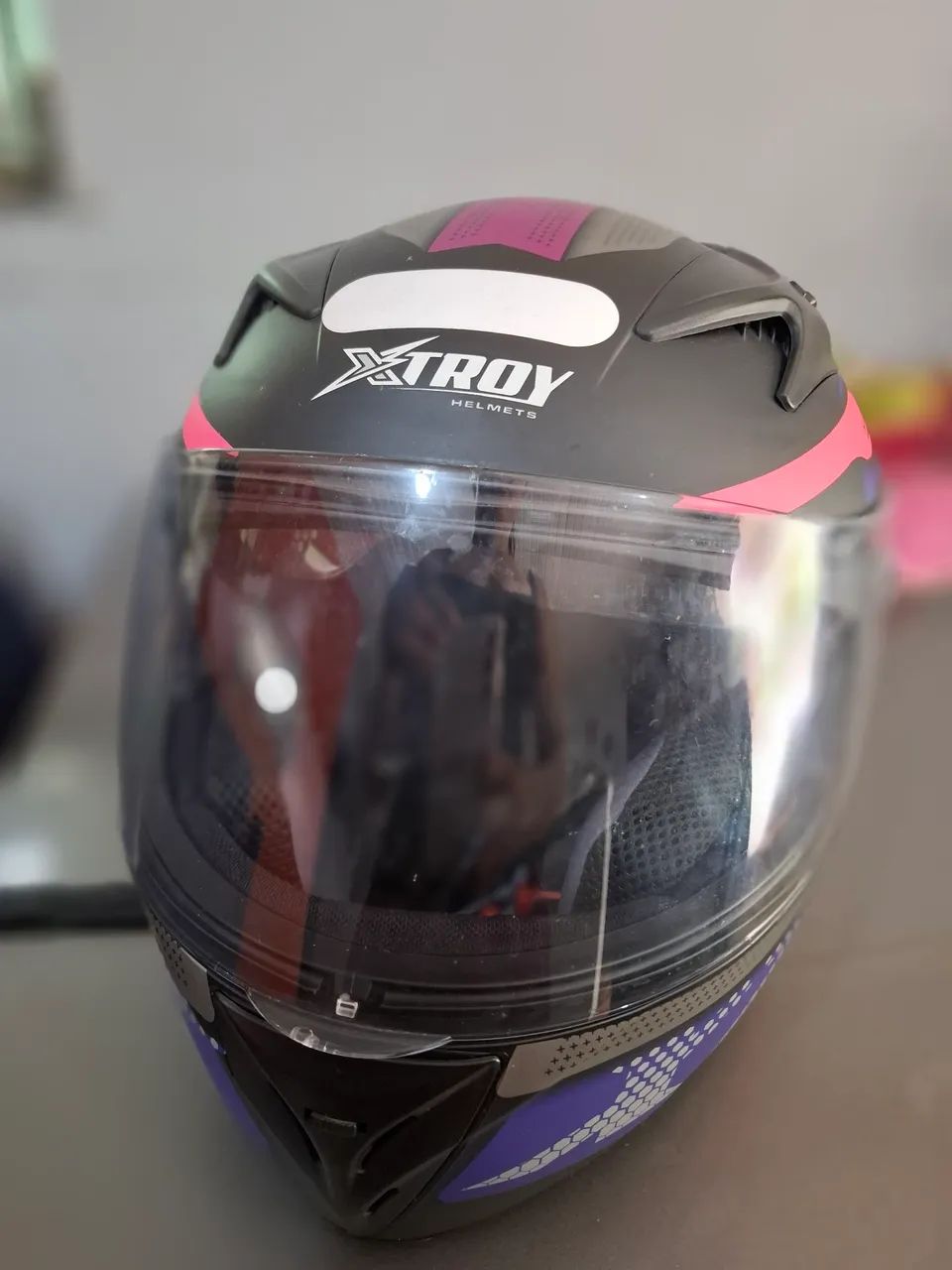 Capacete com óculos  - Foto 4