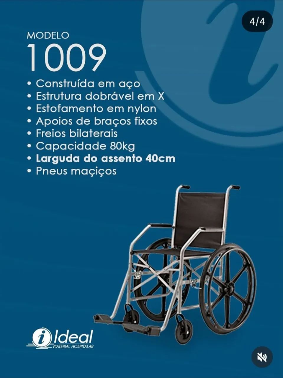 Cadeiras de rodas e banho  Hospitalares 
