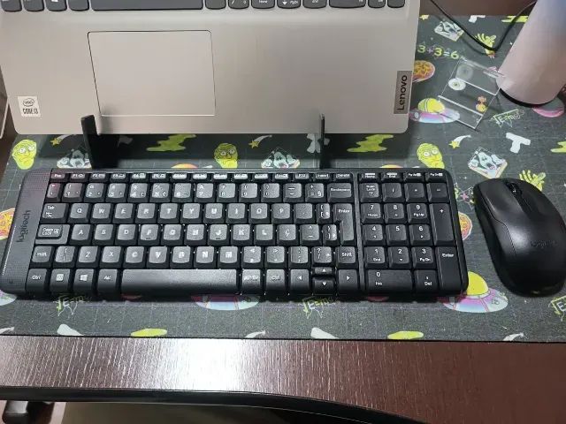 Combo Teclado e Mouse sem fio Logitech MK220 Layout ABNT2 - Foto 3