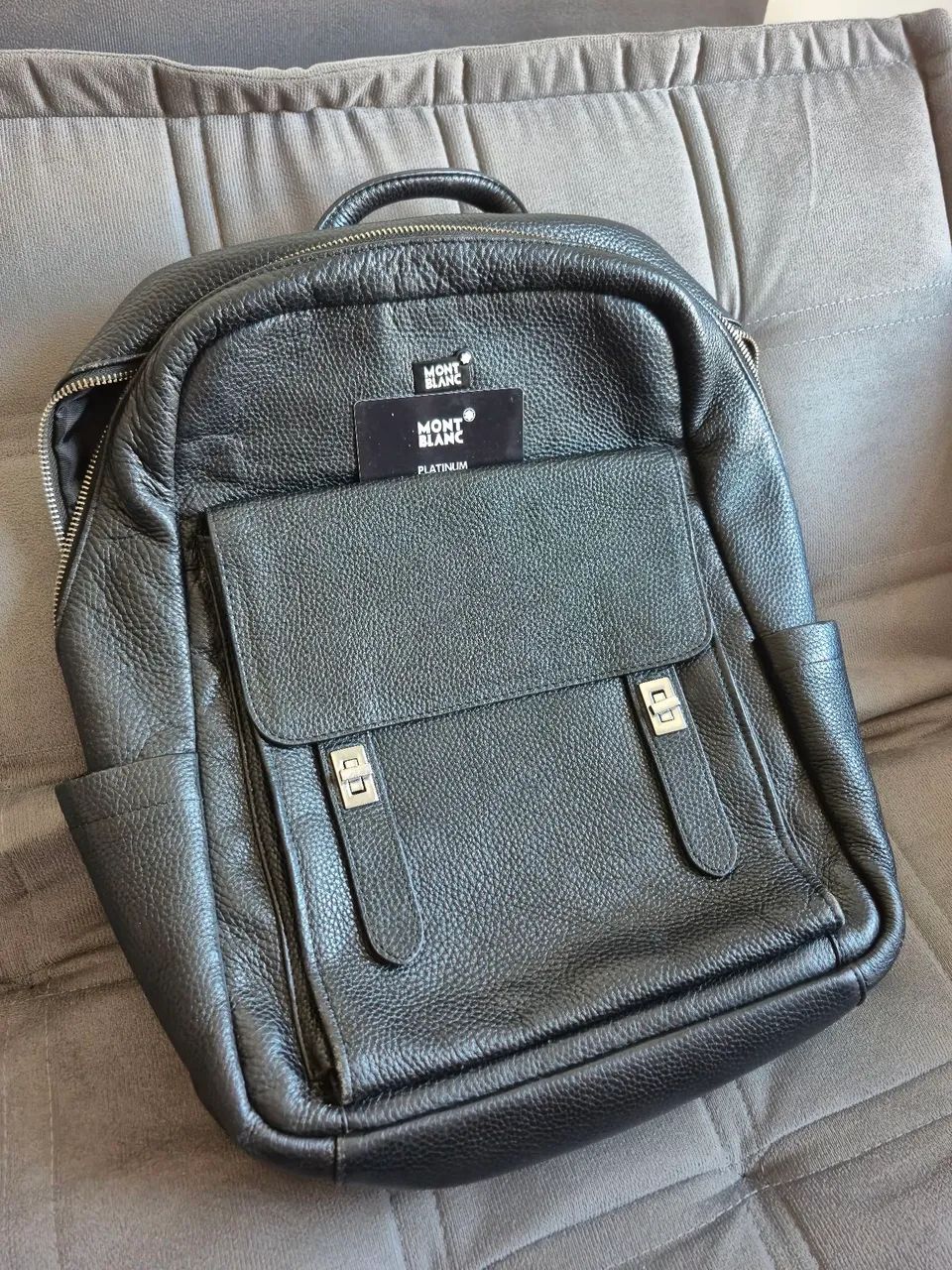 Mochila Montblanc (Platinum Leather Collection) - Foto 3