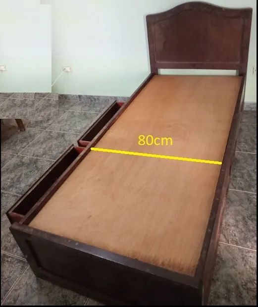 Vendo: 2 camas de solteiro com gavetas R$ 200,00 cada. - Foto 2