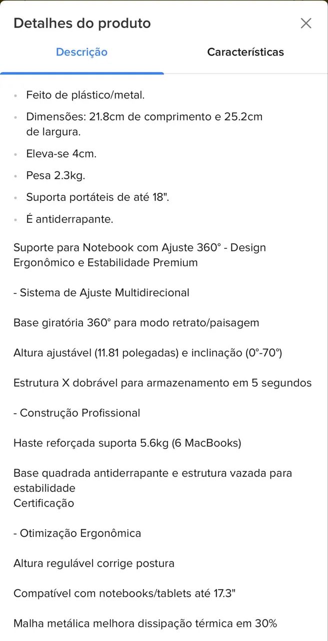 Suporte para Notebook - Foto 4