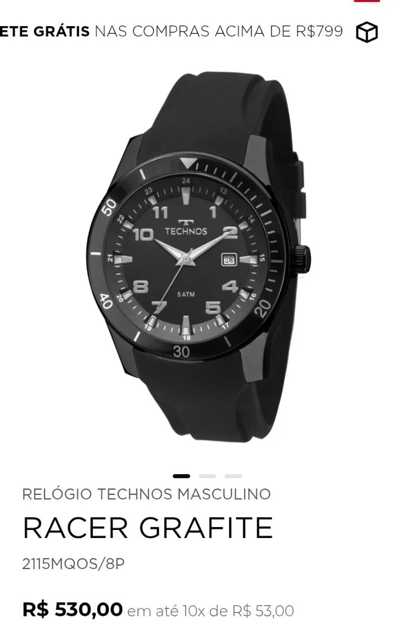 Relogio technos Racer. - Foto 5