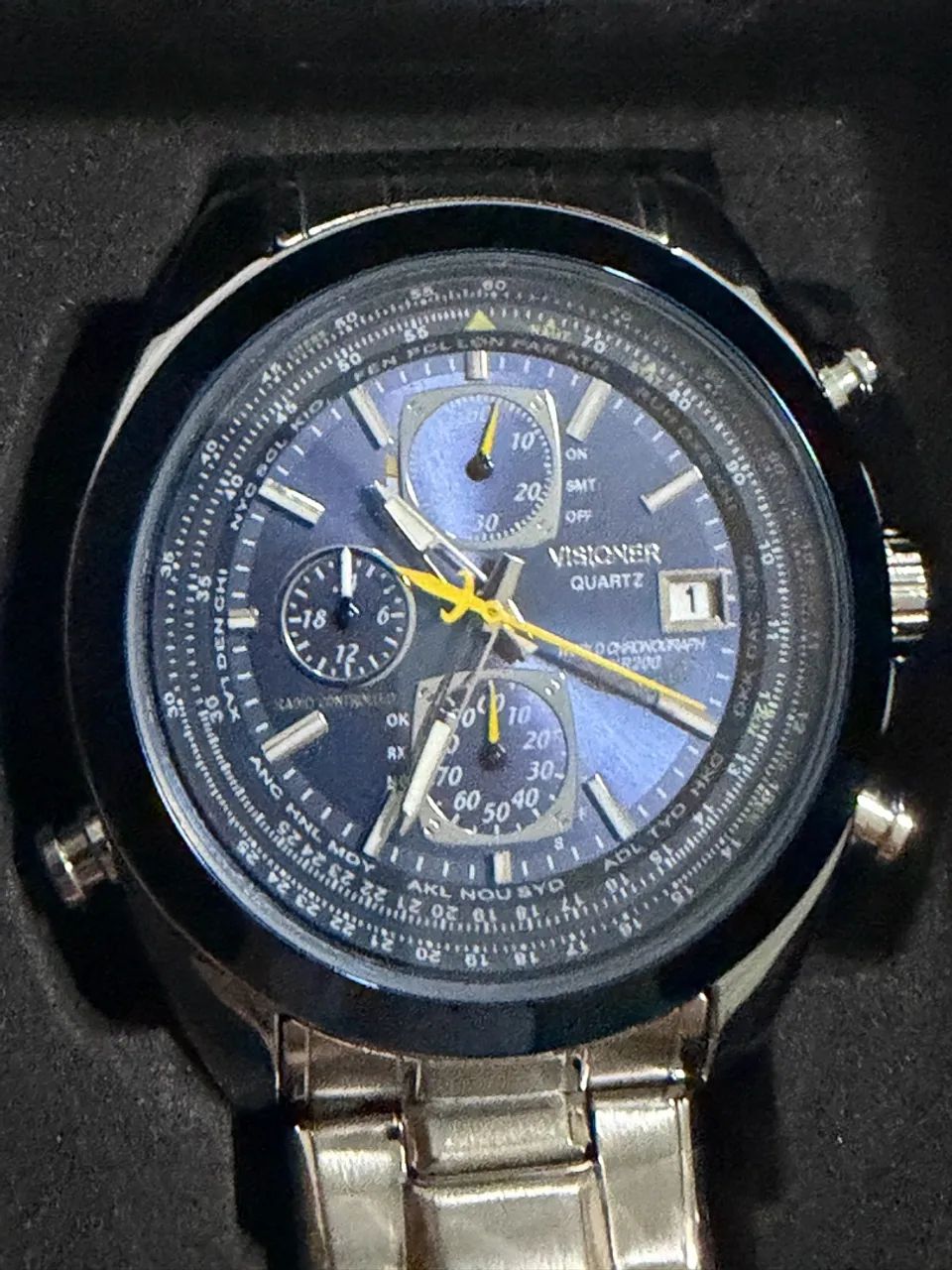Relógio visioner original novo quartz - Foto 2