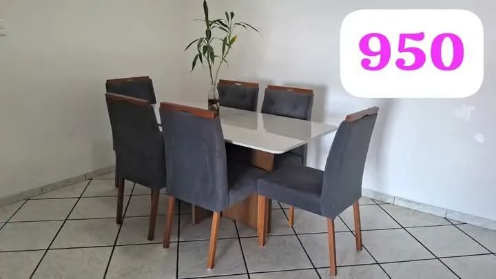Table with 6 chairs64985858729985121