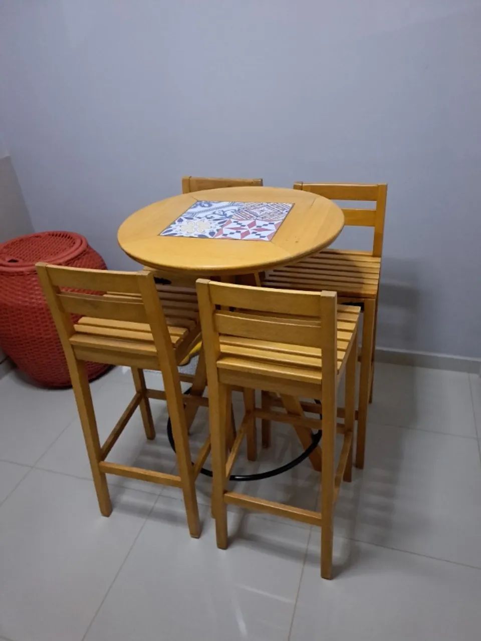 Mesa Bistro com banquetas - Foto 5