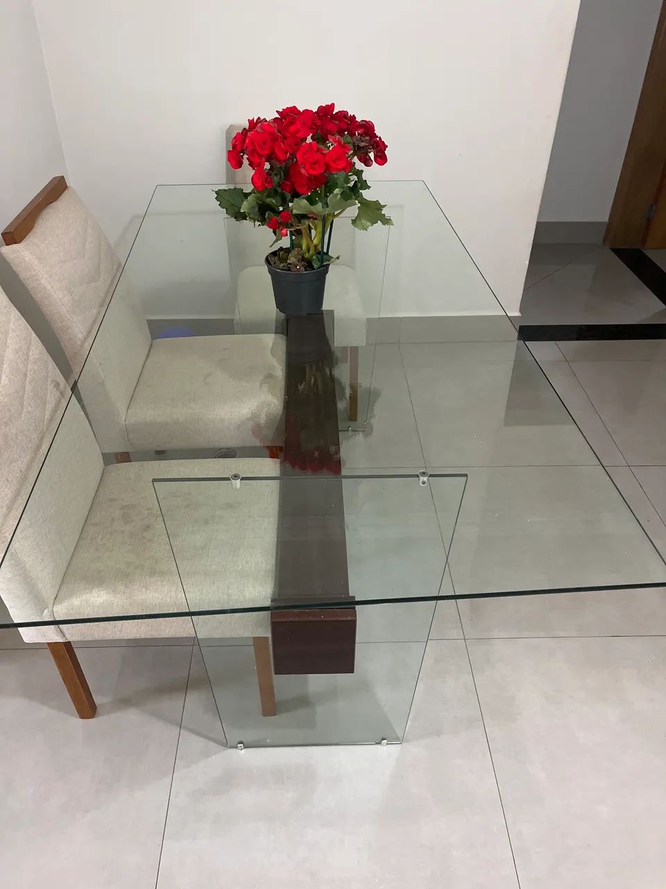 Mesa de Vidro 6 lugares  - Foto 2