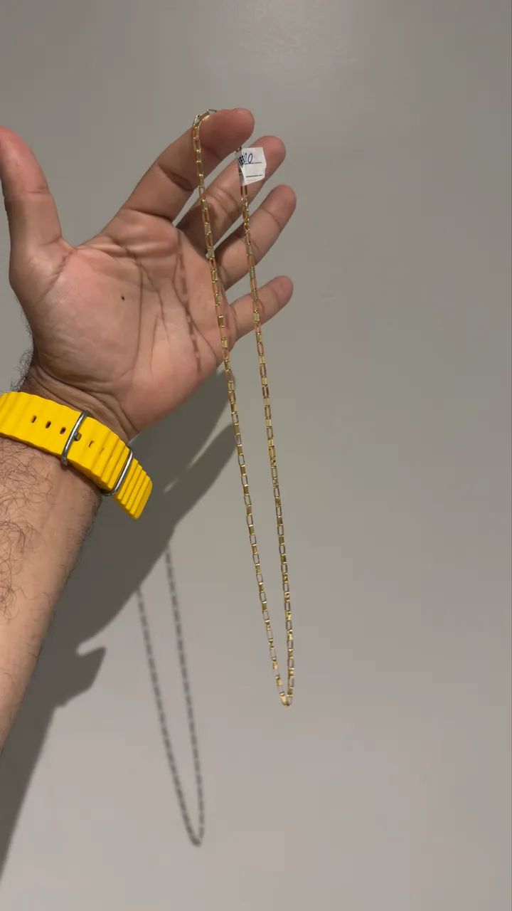 Codeado alongado maciço  - 10.3g ouro  - Foto 5