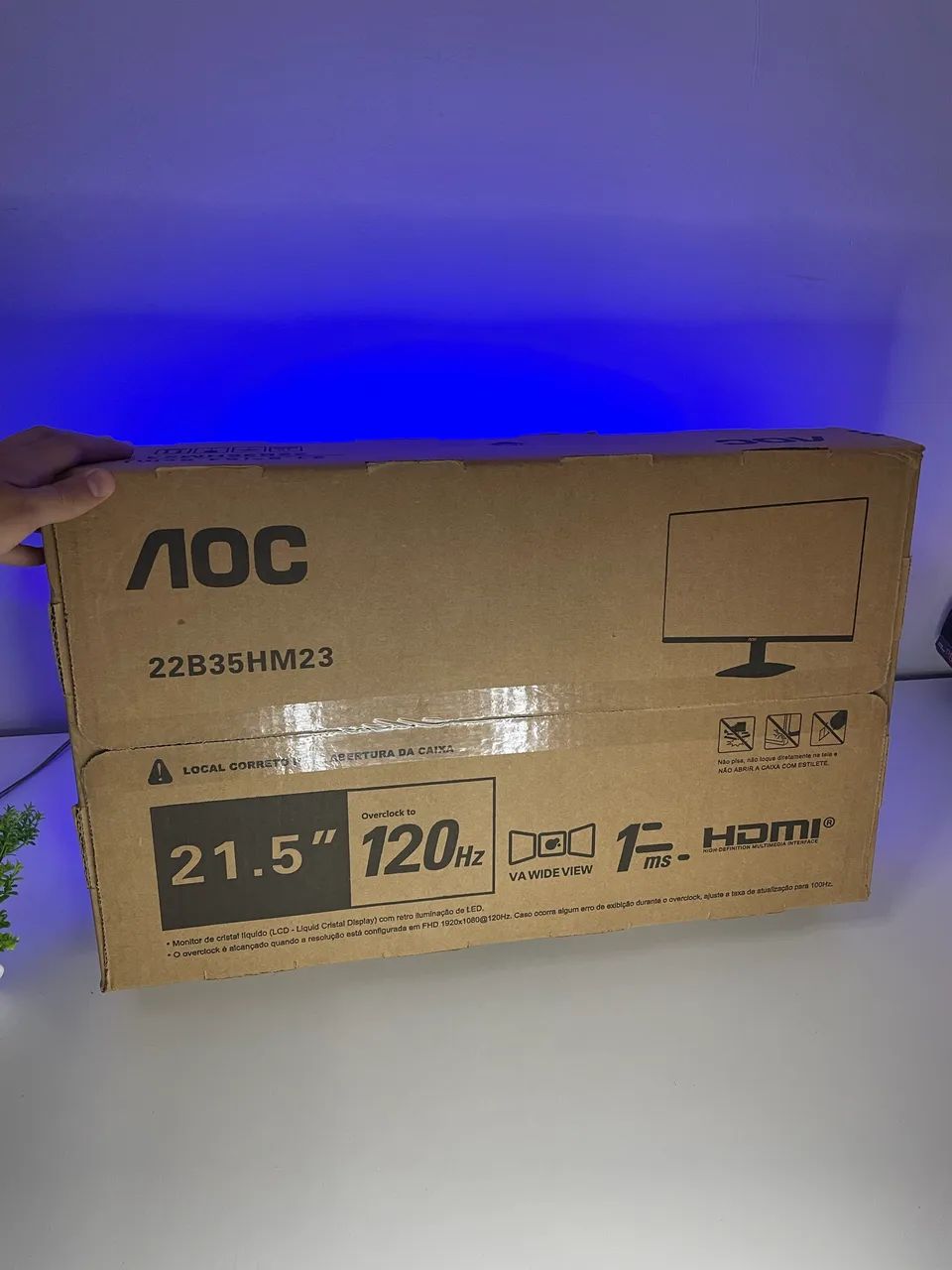 Monitor Gamer AOC 21,5? Full HD 120Hz