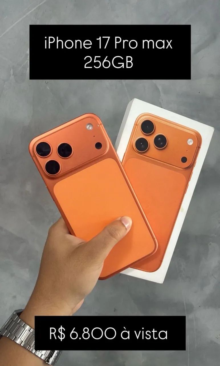 17 pro Max 256gb Laranja 