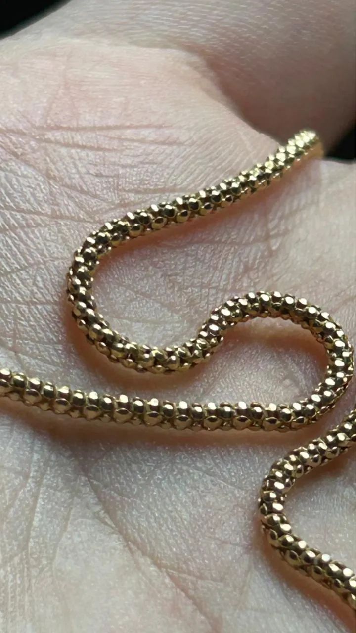 Corrente pipoca italiana 60cm,5.5g 75k. - Foto 4